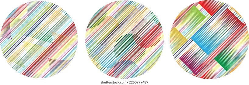 Set of spheres . Lines constructed transparent sphere .Vector  .Technology sphere Logo . Design element for posters, social media, templates, flyers, brochures . Abstract trendy transparent circles