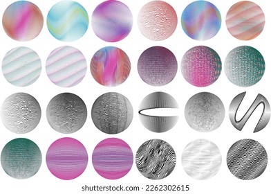 Set of spheres . Lines constructed transparent sphere .Vector  .Technology sphere Logo . Design element for posters, social media, templates, flyers, brochures . Abstract trendy transparent circles