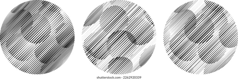 Set of spheres . Lines constructed transparent sphere .Vector  .Technology sphere Logo . Design element for posters, social media, templates, flyers, brochures . Abstract trendy transparent circles