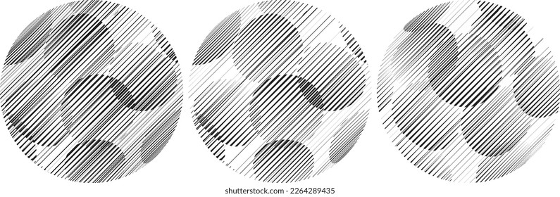 Set of spheres . Lines constructed transparent sphere .Vector  .Technology sphere Logo . Design element for posters, social media, templates, flyers, brochures . Abstract trendy transparent circles
