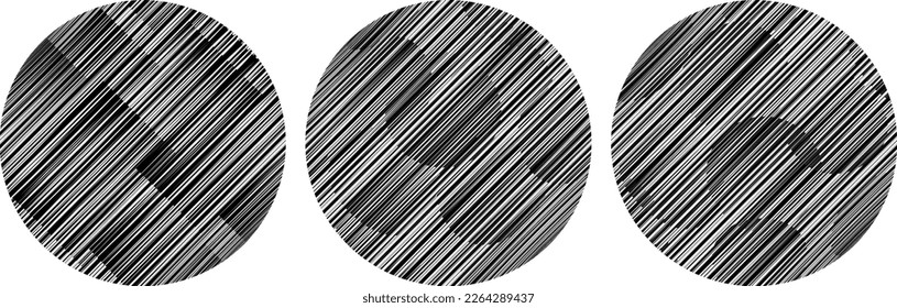 Set of spheres . Lines constructed transparent sphere .Vector  .Technology sphere Logo . Design element for posters, social media, templates, flyers, brochures . Abstract trendy transparent circles