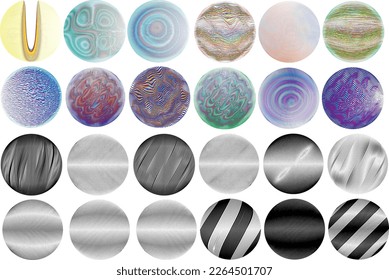 Set of spheres . Lines constructed transparent sphere .Vector  .Technology sphere Logo . Design element for posters, social media, templates, flyers, brochures . Abstract trendy transparent circles