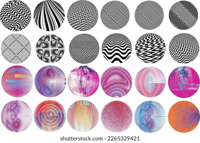 Set of spheres . Lines constructed transparent sphere .Vector  .Technology sphere Logo . Design element for posters, social media, templates, flyers, brochures . Abstract trendy transparent circles