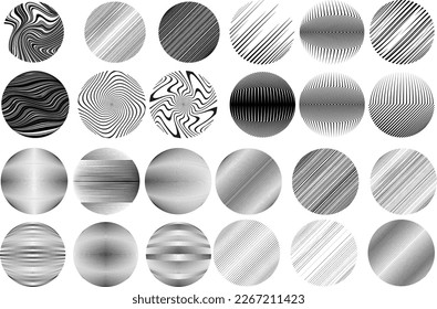 Set of spheres . Lines constructed transparent sphere .Vector  .Technology sphere Logo . Design element for posters, social media, templates, flyers, brochures . Abstract trendy transparent circles