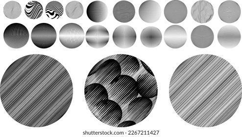 Set of spheres . Lines constructed transparent sphere .Vector  .Technology sphere Logo . Design element for posters, social media, templates, flyers, brochures . Abstract trendy transparent circles