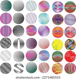 Set of spheres . Lines constructed transparent sphere .Vector  .Technology sphere Logo . Design element for posters, social media, templates, flyers, brochures . Abstract trendy transparent circles