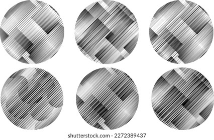 Set of spheres . Lines constructed transparent sphere .Vector  .Technology sphere Logo . Design element for posters, social media, templates, flyers, brochures . Abstract trendy transparent circles