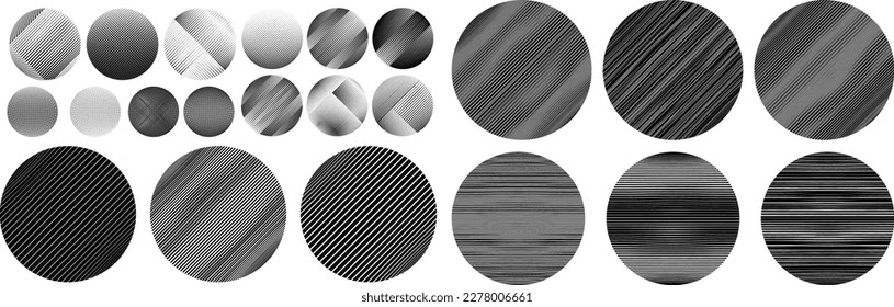 Set of spheres . Lines constructed transparent sphere .Vector  .Technology sphere Logo . Design element for posters, social media, templates, flyers, brochures . Abstract trendy transparent circles