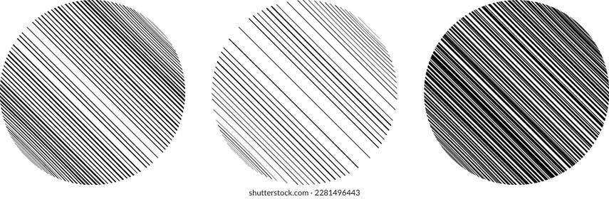 Set of spheres . Lines constructed transparent sphere .Vector  .Technology sphere Logo . Design element for posters, social media, templates, flyers, brochures . Abstract trendy transparent circles