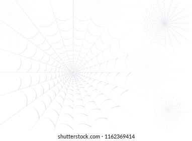 Set of Spider Web  on white background