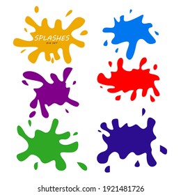 Juego de splash Big pak - vector premium