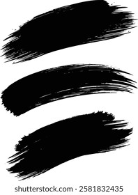 Set of splashes in different styles on a white background.	