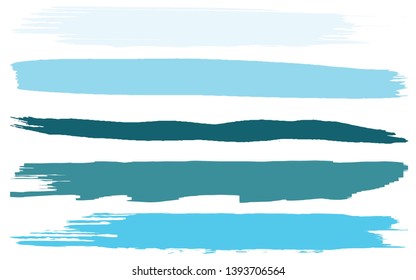 A set of splatter paint color with a dry brush