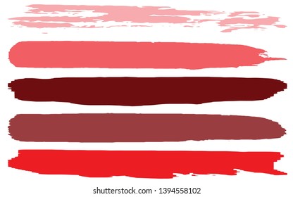 A set of splatter paint color with a dry brush