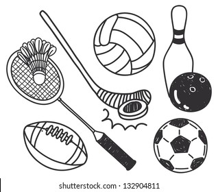 133,696 Sports doodles Images, Stock Photos & Vectors | Shutterstock