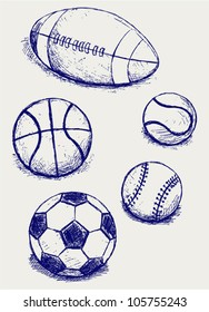 Set sport balls