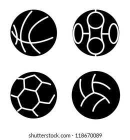 Set Sport Balls Vector Illustration Stock Vector (Royalty Free ...