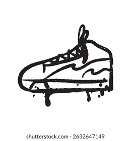 set of an Sport Equipment Graffiti Running Shoes