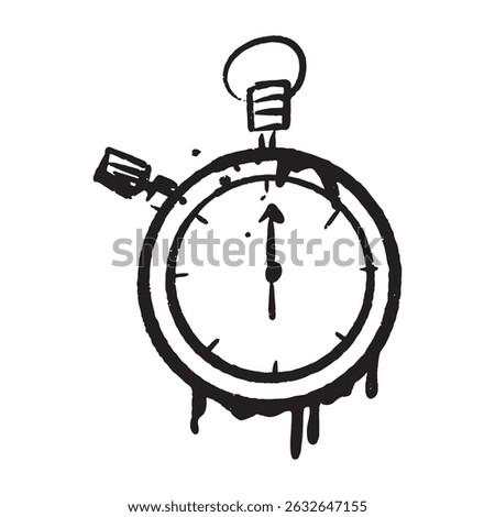 set of an Sport Equipment Graffiti Timer