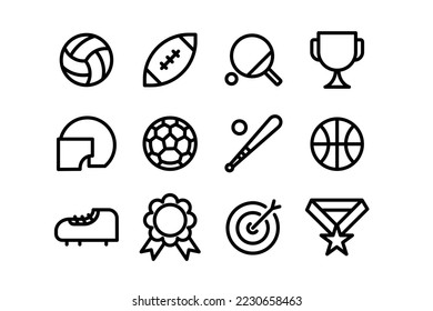 Set of sport icon design