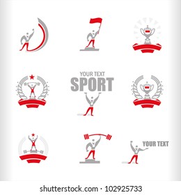 Set sport icons