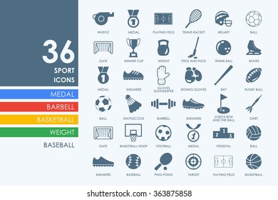 Set of sport icons