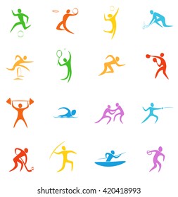 Set of sport icons