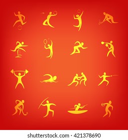 Set of sport icons