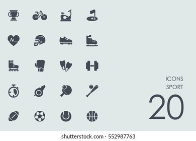 Set of sport icons