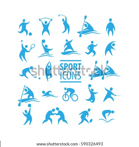set of sport icons