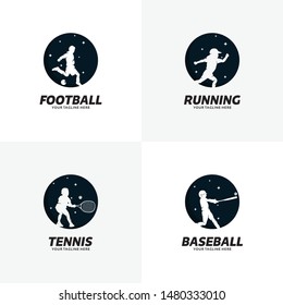 Set of Sport Logo Design Templates