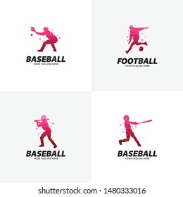 Set of Sport Logo Design Templates