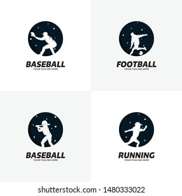 Set of Sport Logo Design Templates