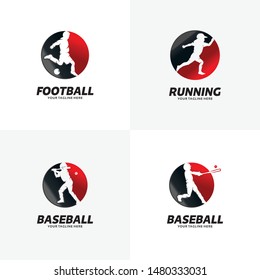 Set of Sport Logo Design Templates