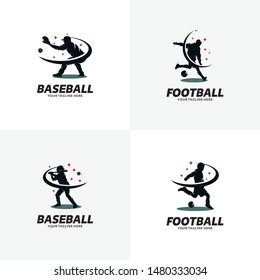 Set of Sport Logo Design Templates