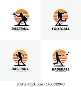 Set of Sport Logo Design Templates