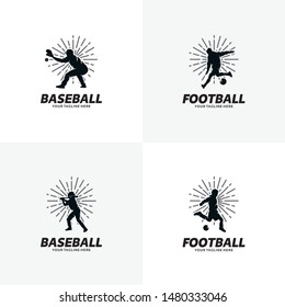 Set of Sport Logo Design Templates