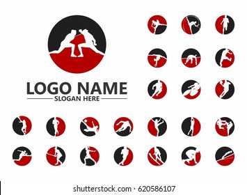 Set Sport Logo Template