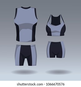 Set Sport Wear Stock Vector (Royalty Free) 1066670576 | Shutterstock