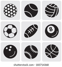 set of sports balls