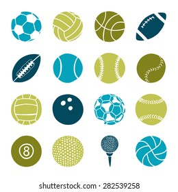 Set Of Sports Balls