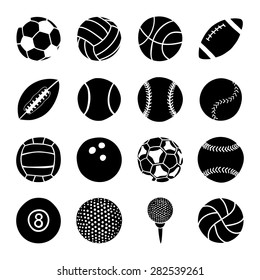 set of sports balls