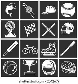 a set of sports icons / design elements