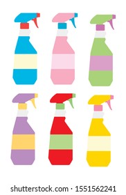 set of sprays for washing windows