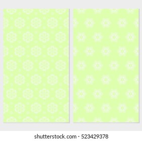 set of spring color decorative floral background. seamless vector pattern. for invitation, wallpaper, textile. pink, purple, green