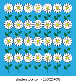 The set of Spring Flowers. Forget me not flowers. Spring vector illustration isolated on white background. Single flower, wreath, bunch, branches and bouquet flowers. Floral elements.