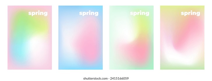 soft gradients Springtime 