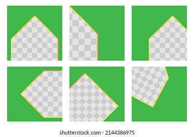 Set of square banner templates, editable vector, ready to print, suitable for social media post, poster, ads website, flyer, etc 