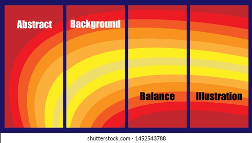 Set of square brochure design . Rectangle template brochure, report, catalog, magazine. Brochure layout modern abstract background. Line with the change in color tone. One picture per set. Vector.