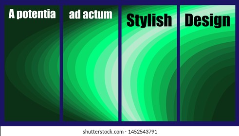 Set of square brochure design . Rectangle template brochure, report, catalog, magazine. Brochure layout modern abstract background. Line with the change in color tone. One picture per set. Vector.